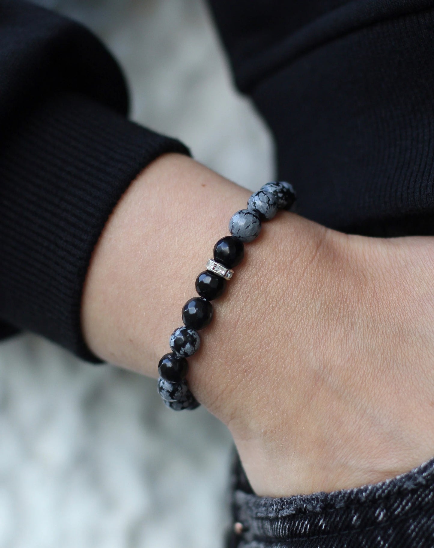Snaiginio Obsidiano apyrankė